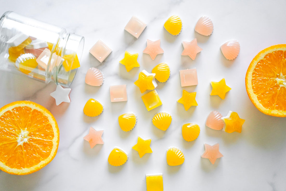 Orange & Coconut and Grapefruit & Coconut Gummies