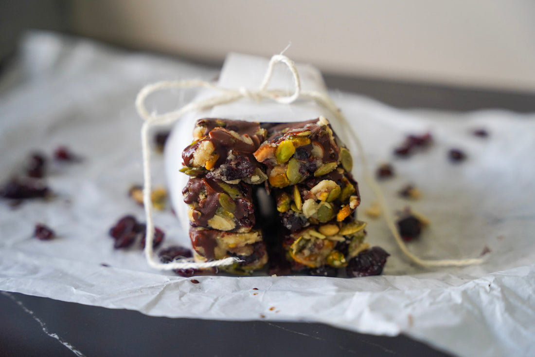 Cranberry and Pistachio Bars