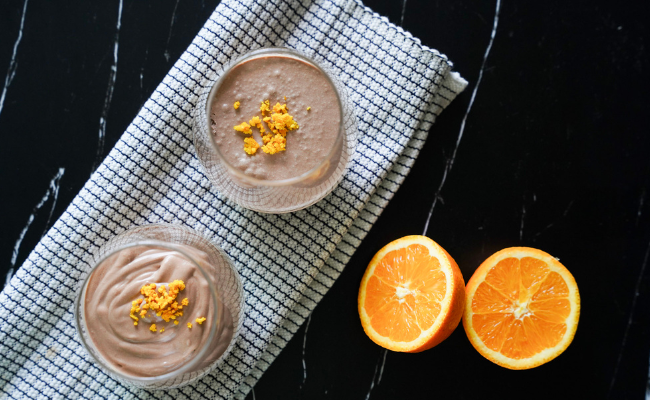 Cacao Orange Mousse (two ways)