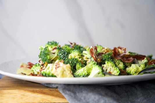 Broccoli and Crispy Prosciutto Salad