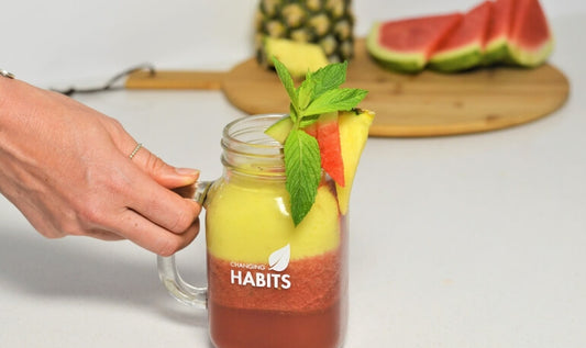 Pineapple, Watermelon and Mint Smoothie