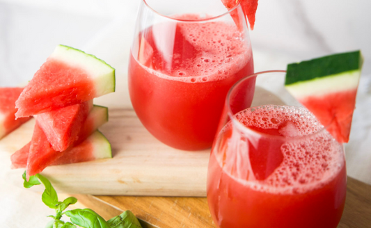 Watermelon and Basil Spritz