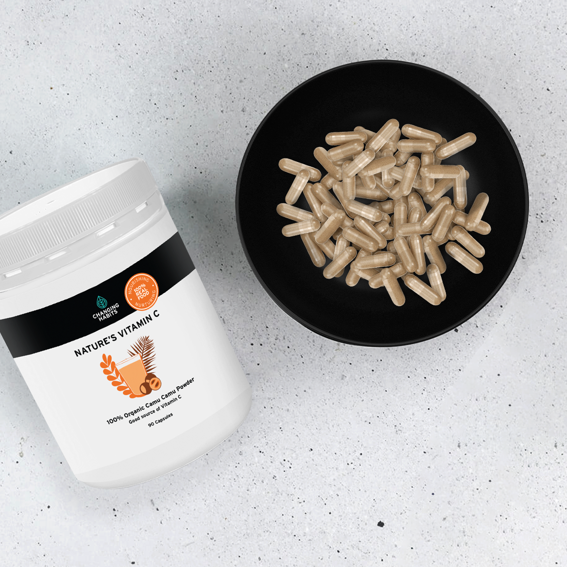 Nature's Vitamin C (Camu Camu) Capsules 90 Caps
