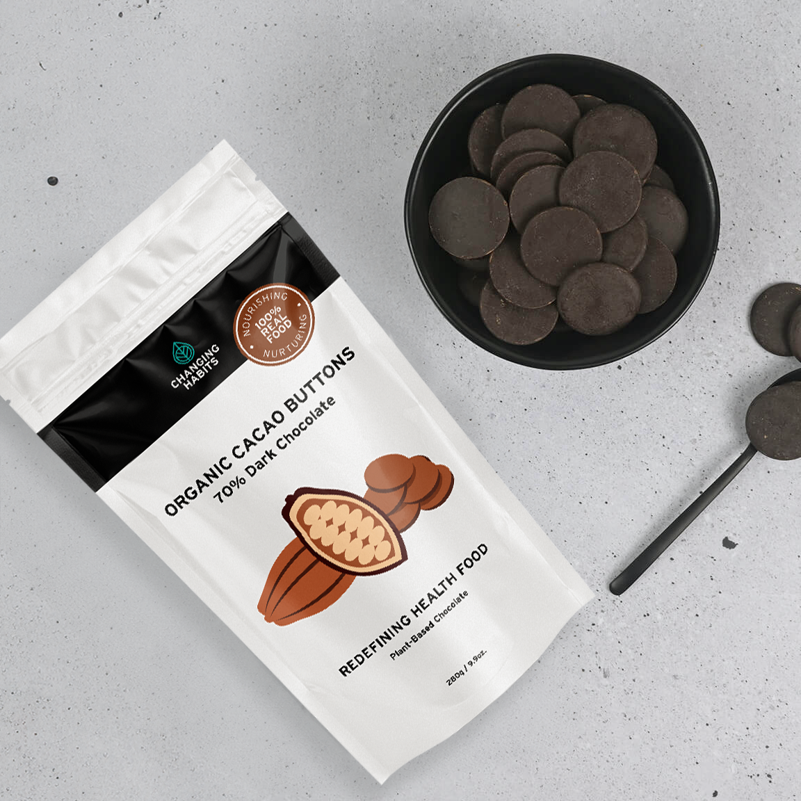 Cacao buttons -280g