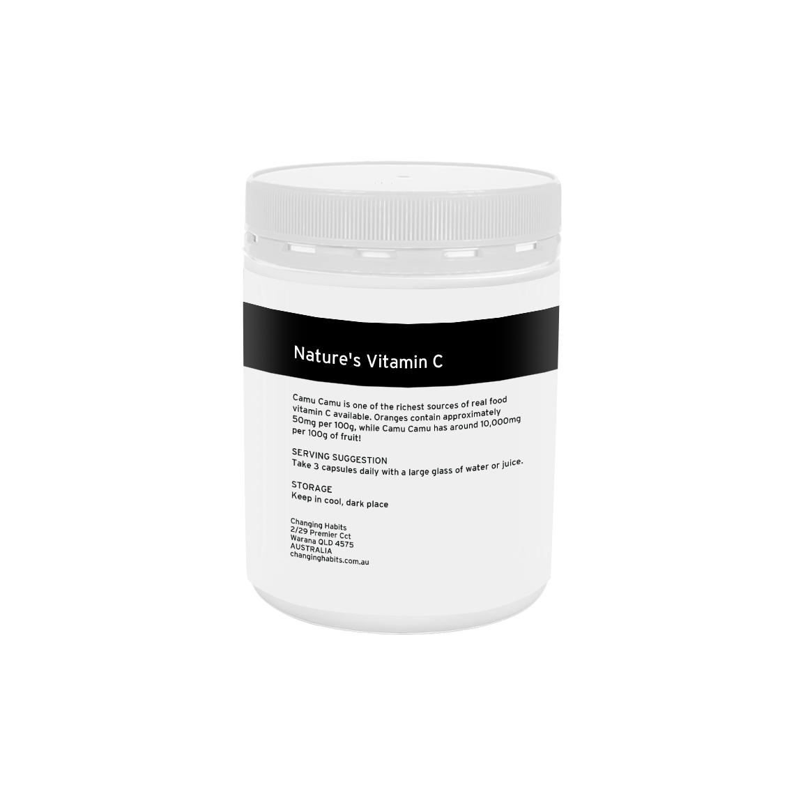 Nature's Vitamin C (Camu Camu) Capsules 90 Caps