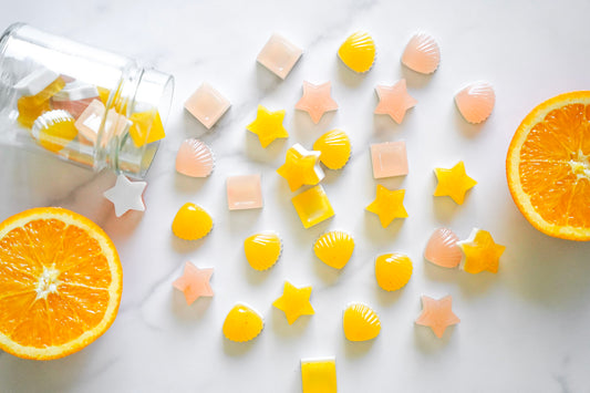 Orange & Coconut and Grapefruit & Coconut Gummies