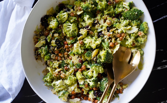 Spring Salad with a Green Goddess Dressing