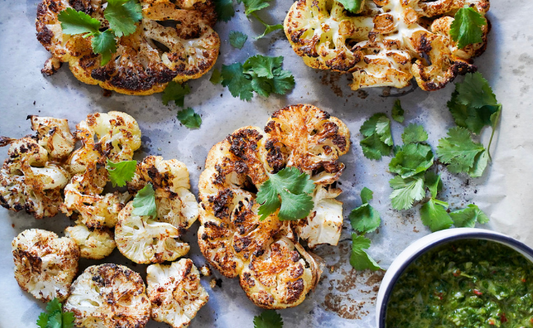 Cauliflower Steaks with Chimichurri