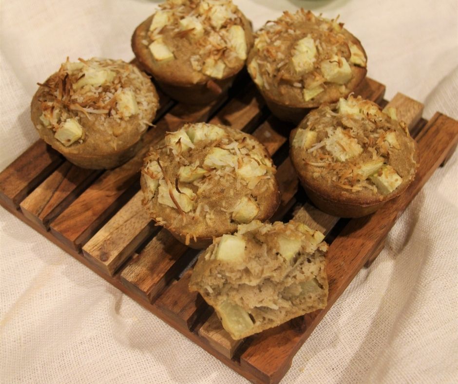 Apple and Coconut Muffins