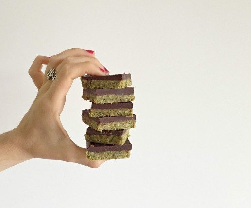 Spiced Turmeric Chocolate Slice