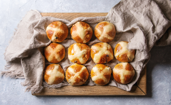 Emmer Wheat Hot Cross Buns