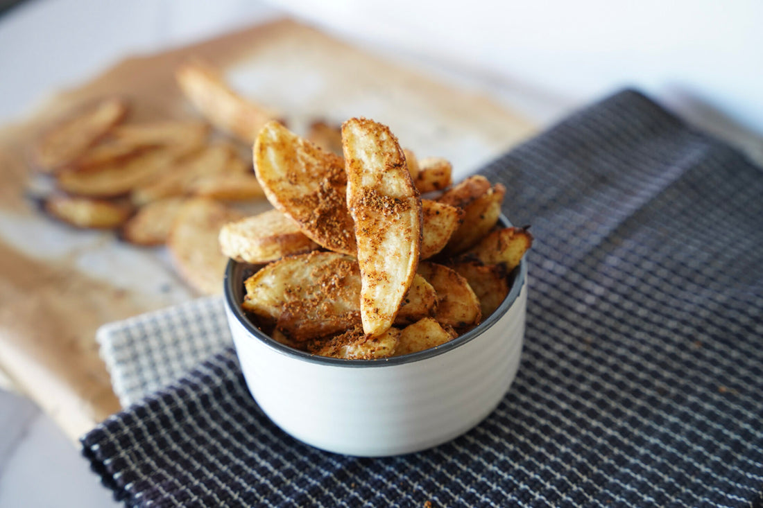 Potato Wedges with Chicken Salt