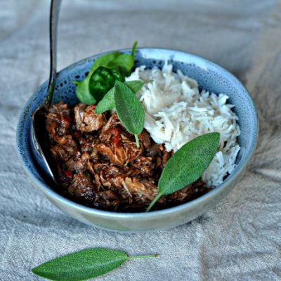 Slow Cooked Cardamom Spiced Beef