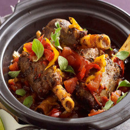 Slow Cooked Lamb Shanks and Vegetables