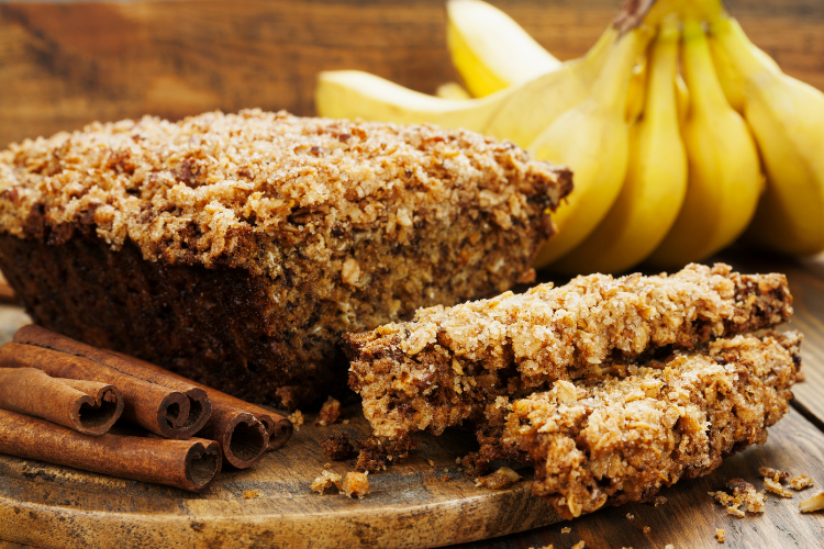 Turmeric & Cinnamon Banana Bread